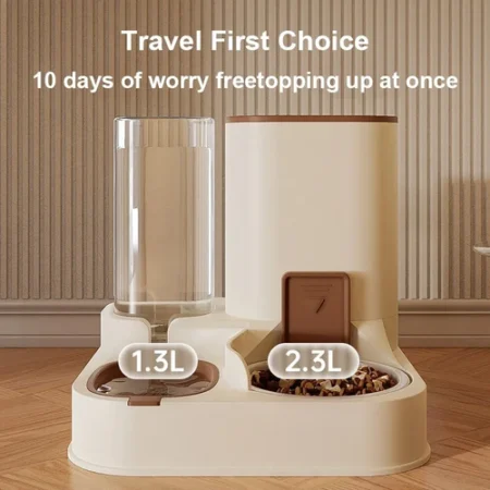 New Pet Cat Large Capacity Water Dispenser Dry Wet Separation for