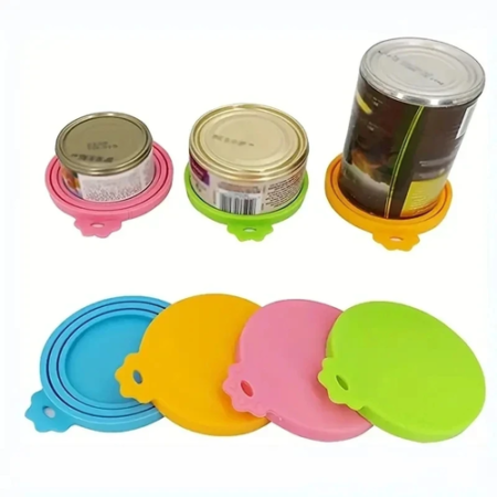 1 Reusable Silicone Pet Can Lid Bpa Free, Suitable For Most Sized Dog